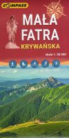 Mała Fatra Krywańska. Mapa turystyczna w skali 1:30 000