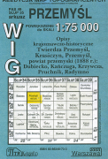 Przemyśl. Reprint mapy WIG powiększony do skali 1:75 000