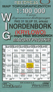 Nordenbork (Mazury Pruskie). Reprint mapy WIG w skali 1:100 000