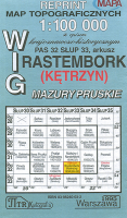 Rastembork (Kętrzyn). Reprint mapy WIG 1:100 000