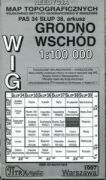 Grodno Wschód. Reprint mapy WIG w skali 1:100 000