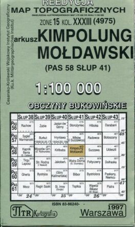 Kimpolung Mołdawski/Suczawa (Bukowina). Reedycja mapy WIG w skali 1:100 000