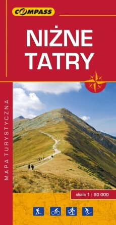 Niżne Tatry. Mapa turystyczna w skali 1:50 000 