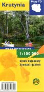 Krutynia. Mapa turystyczna w skali 1:100 000