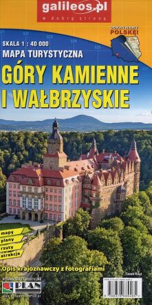 Góry Kamienne i Wałbrzyskie. Mapa turystyczna w skali 1:40 000