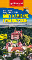 Góry Kamienne i Wałbrzyskie. Mapa turystyczna w skali 1:40 000