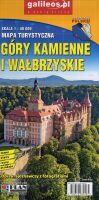 Góry Kamienne i Wałbrzyskie. Mapa turystyczna w skali 1:40 000
