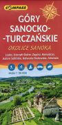 Okolice Sanoka. Góry Sanocko-Turczańskie. Mapa 1:50 000