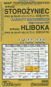 Storożyniec/Hliboka (Bukowina). Reprint mapy 1:100 000