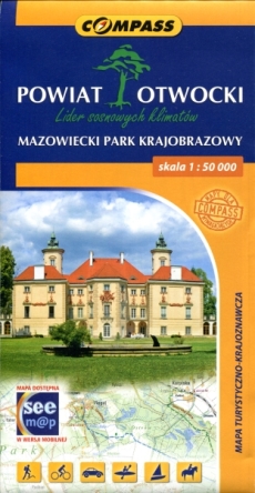 Powiat Otwocki. Mazowiecki Park Krajobrazowy. Mapa turystyczno-krajoznawcza w skali 1:50 000