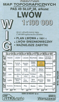 Lwów. Reprint mapy WIG 1:100 000