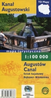 Kanał Augustowski. Laminowana mapa turystyczna w skali 1:100 000