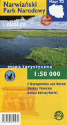 Narwiański Park Narodowy. Mapa 1:50 000