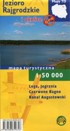 Jezioro Rajgrodzkie i okolice. Mapa turystyczna w skali 1:50 000 