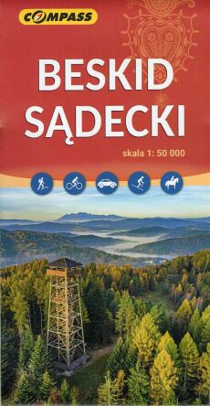 Beskid Sądecki. Mapa 1:50 000