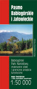 Pasmo Babiogórskie i Jałowieckie. Mapa 1:50 000