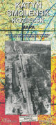 Katyń. Smoleńsk. Kozielsk. Mapa 1:100 000